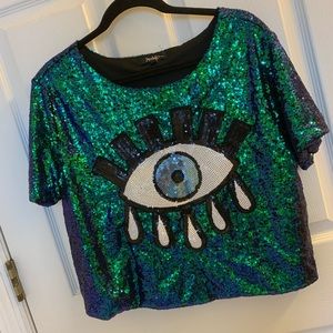 Beautiful sparkling evil eye shirt